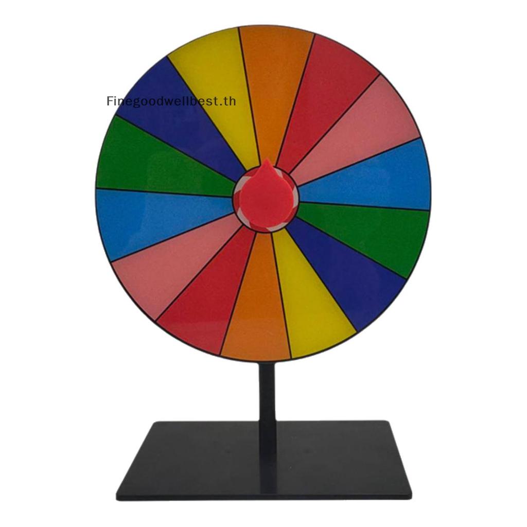 FBTH 1 ชุดสี Roulet ล้อโต๊ะรางวัลล้อแห้งลบ Spin Wheel Spinner เกม Heavy Duty Editable Spin Wheel HOT