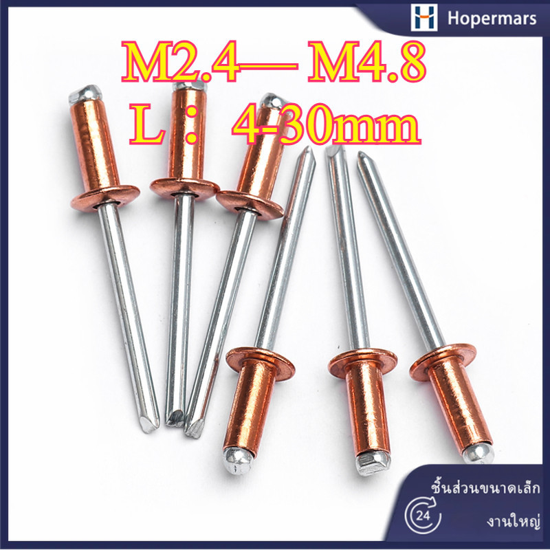 หมุดแกนทองแดง หมุดย้ํา หมุดย้ํา หมุดย้ํา M2.4/M3.2/M4/M4.8 (HA-LR-TH-1)