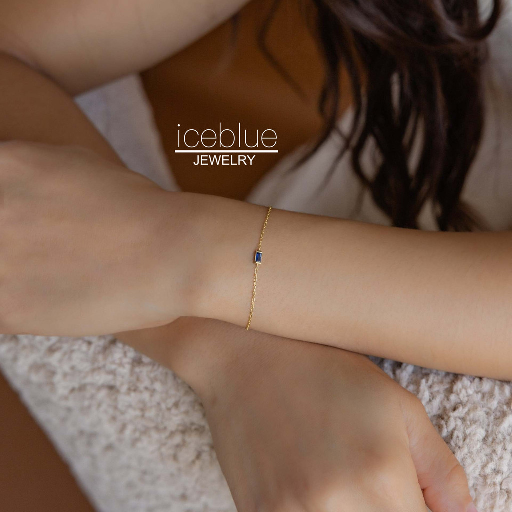 【iceblue】สร้อยคอ/สร้อยข้อมือจี้หินสังเคราะห์อัญมณีเกิด 12 เดือน ชุบ 14K Gold ไร้สนิม กันน้ำ ไทเทเนียมสตีล ของขวัญสำหรับผู้หญิง N196 B53 ราคา ถูกที่สุด ดีลบีเคเค แกลเลอรีภาพที่ 8