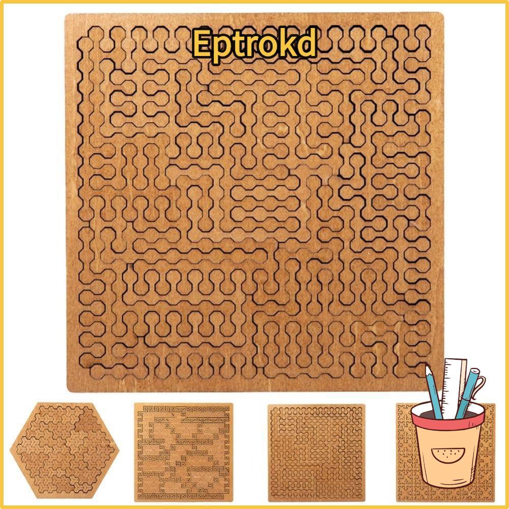 ปริศนาถาด EPTRO Fractal, Hard Challengea จิ๊กซอว์ไม้ไม่สม่ําเสมอ, ปริศนา Fractal แบบพกพาท้าทายสําหรั