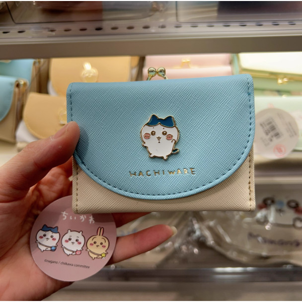 Japan chikawa Leather chikawa Uzawa chikawa chikawa Ika Bag Wallet Short Style