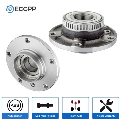 2 Pcs Front Wheel Hub Bearings Assembly For BMW 318i 325i 328i 740i Z3 Z4 M3