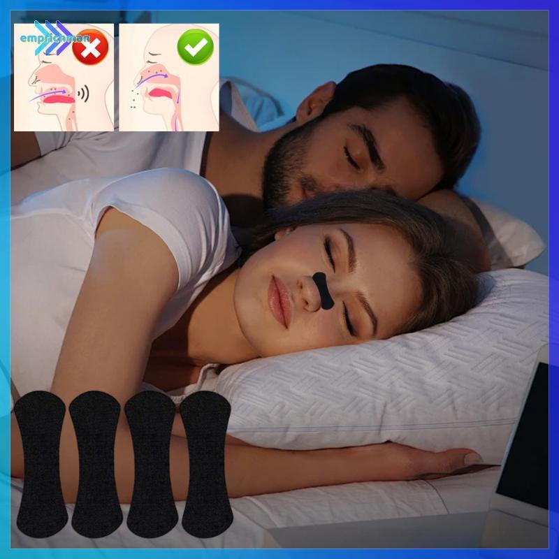 EPMN> 30 ชิ้นจมูกแถบสําหรับ Snoring Nasal Patch Correction ทางกายภาพขยาย Breathable Better Sleep Ant