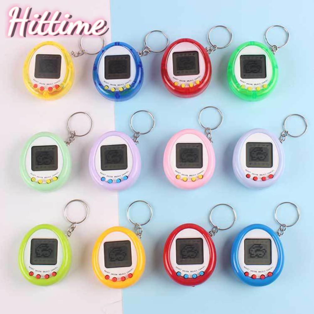 HITTIME Creative Macaron สีอิเล็กทรอนิกส์เกมสัตว์เลี้ยง Tamagotchi ของเล่น 168 สัตว์เลี้ยงใน 1 สัตว์