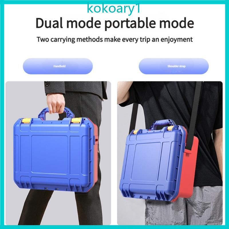 KOKO กล่องคอนโซลกันน้ําสําหรับงานหนักเสริมซับโฟม EVA สําหรับ SW2