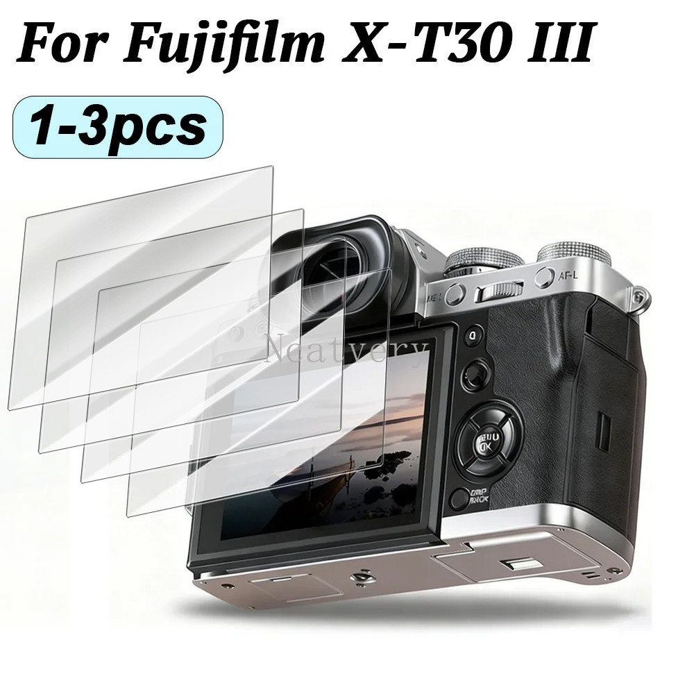 1-3 ชิ้นสําหรับ Fujifilm X-T30 III XT30III XT30 III ป้องกันหน้าจอกระจกนิรภัย 9H ความแข็ง Anti Scratch HD Clear Full Coverage LCD ป้องกัน