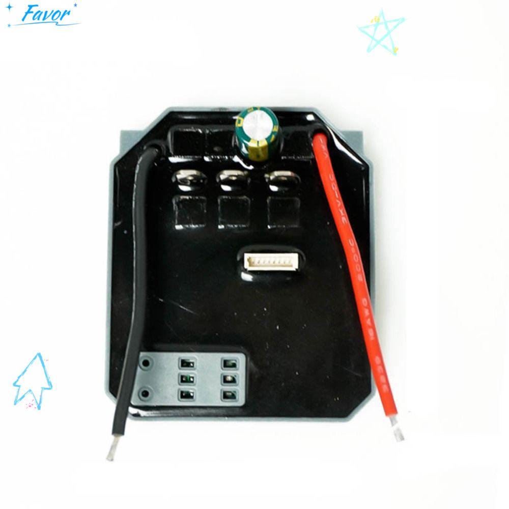 FAVOR เมนบอร์ดควบคุมสว่านไฟฟ้า, เครื่องมือไฟฟ้า 18V-21V สวิตช์ความเร็ว, แผงวงจรคอนโทรลเลอร์, บอร์ดควบคุมลิเธียมไร้แปรงถ่าน