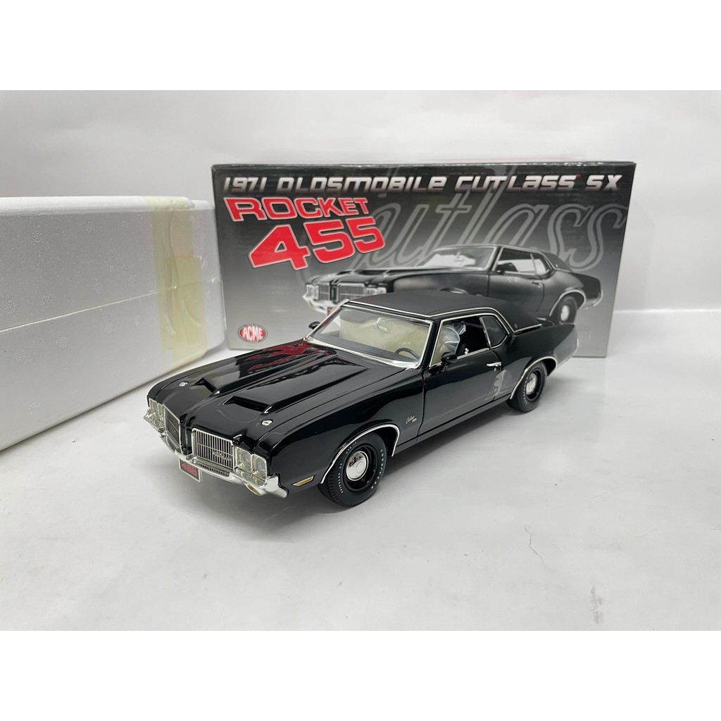 ACME 1/18 Oz Moby Cutlass SX สีดํากระเป๋าเดิมยี่ห้อรูปลักษณ์ใหม่เสมอในกล่องไม่มีเล่นไม่มีตําแหน่ง