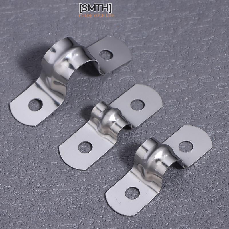 [SMTH] สแตนเลส U-Shaped Tube Clamp อานโลหะ Tube Clamp U Conduit Bracket สําหรับการใช้งานสําหรับงานหน