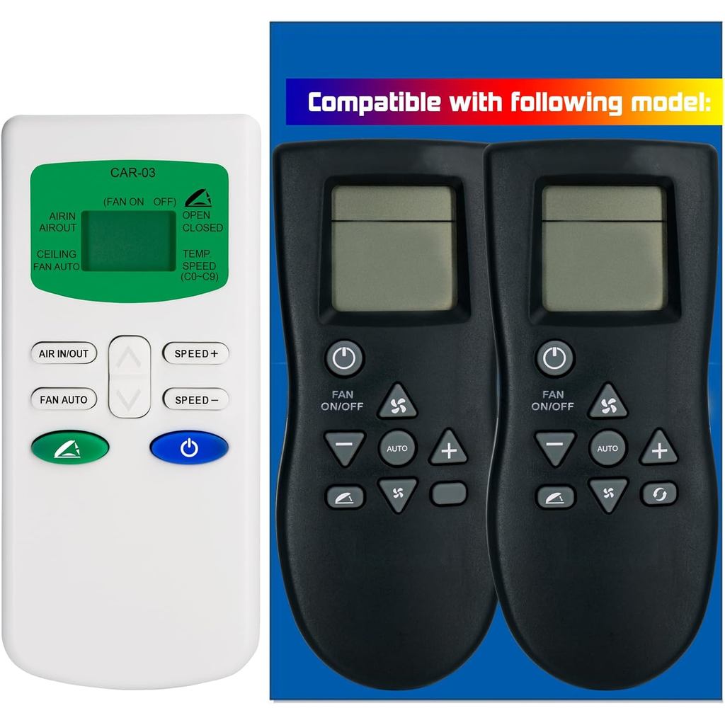 เปลี่ยนรีโมทคอนโทรลสําหรับ Maxxair MaxxFan Deluxe AIRXCEL หลังคา Vent พัดลม 00-07001K 00-07501K 00-0