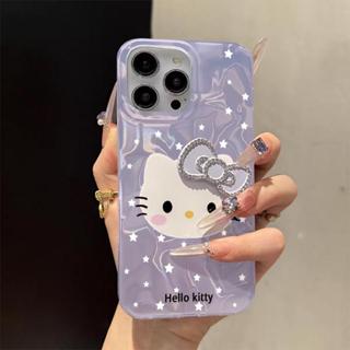 3D Glittery Hello Kitty Bowknot ดาวสําหรับ OPPO A5i A5 A3 Pr…