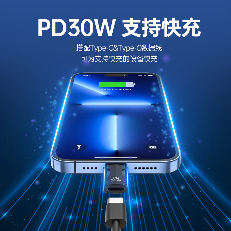 Lens Mount & Adaptors เหมาะสําหรับ Type-c เป็น Apple OTG Adapter การส่งข้อมูล PD30w Fast Charge otg 