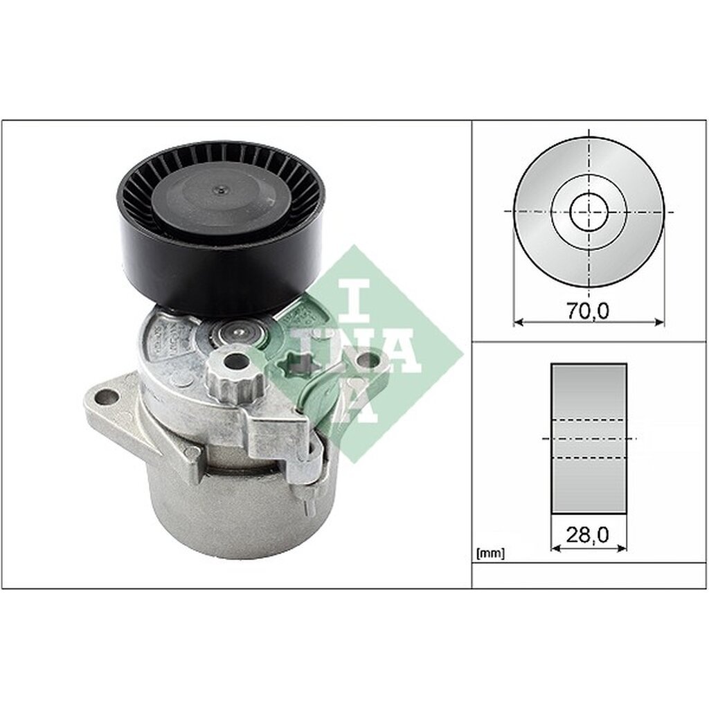 ลูกรอกสายพานหน้าเครื่อง BENZ W202 W203 W204 C209 W210 W211 W163 W220 VITO W638 W639 OM611 OM646