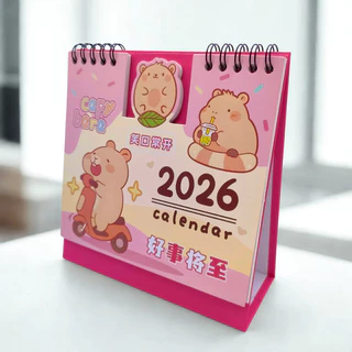 New ปฏิทินตั้งโต๊ะ 📅📅 ปี 2569/2026 ( วันหยุดจีน ) จดโน๊ตได้ ของขวัญปีใหม่ 2026