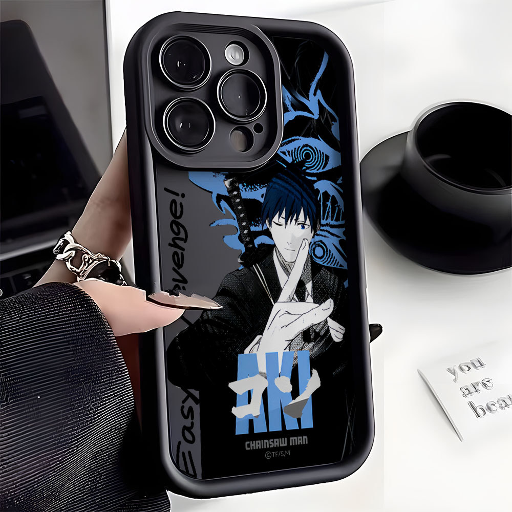 Anime Chainsaw Man Hayawa Aki Casing สําหรับ Samsung Galaxy S25 S24 S23 S22 S21 Ultra S20 FE Plus M54 Note20 5G Soft Cases TPU Cover - รูปที่ 5