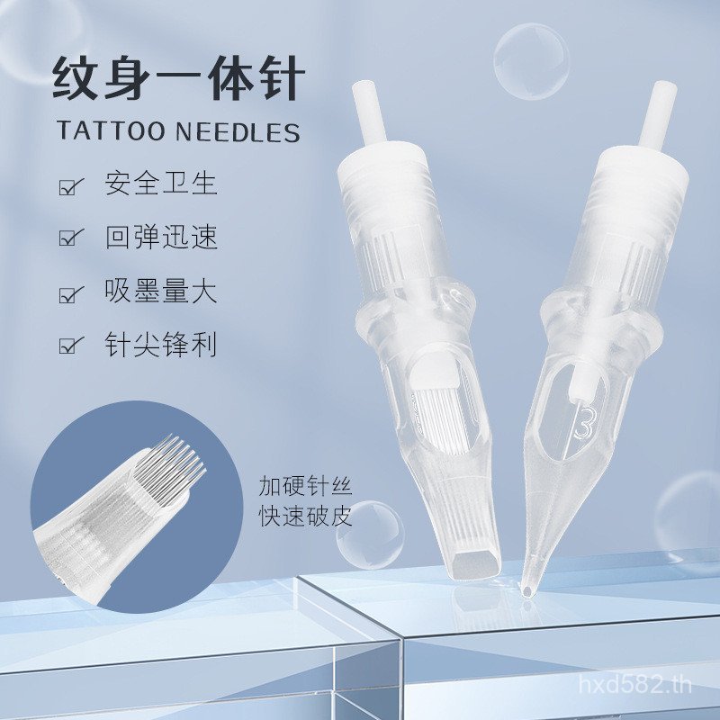 11RL อุปกรณ์ 9RM เข็มสั้นเข็มสัก Golden Shark Tattoo 5RS เข็มแบบบูรณาการ Tattoo 5R Tattoo ปากกาทิ้ง 