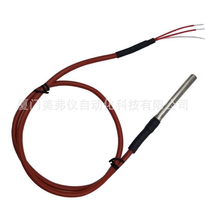 อุณหภูมิ Sensing Probe In-Type Wire Probe pt100 Sensor Simple pt1000 อุณหภูมิความต้านทานความร้อน BAW