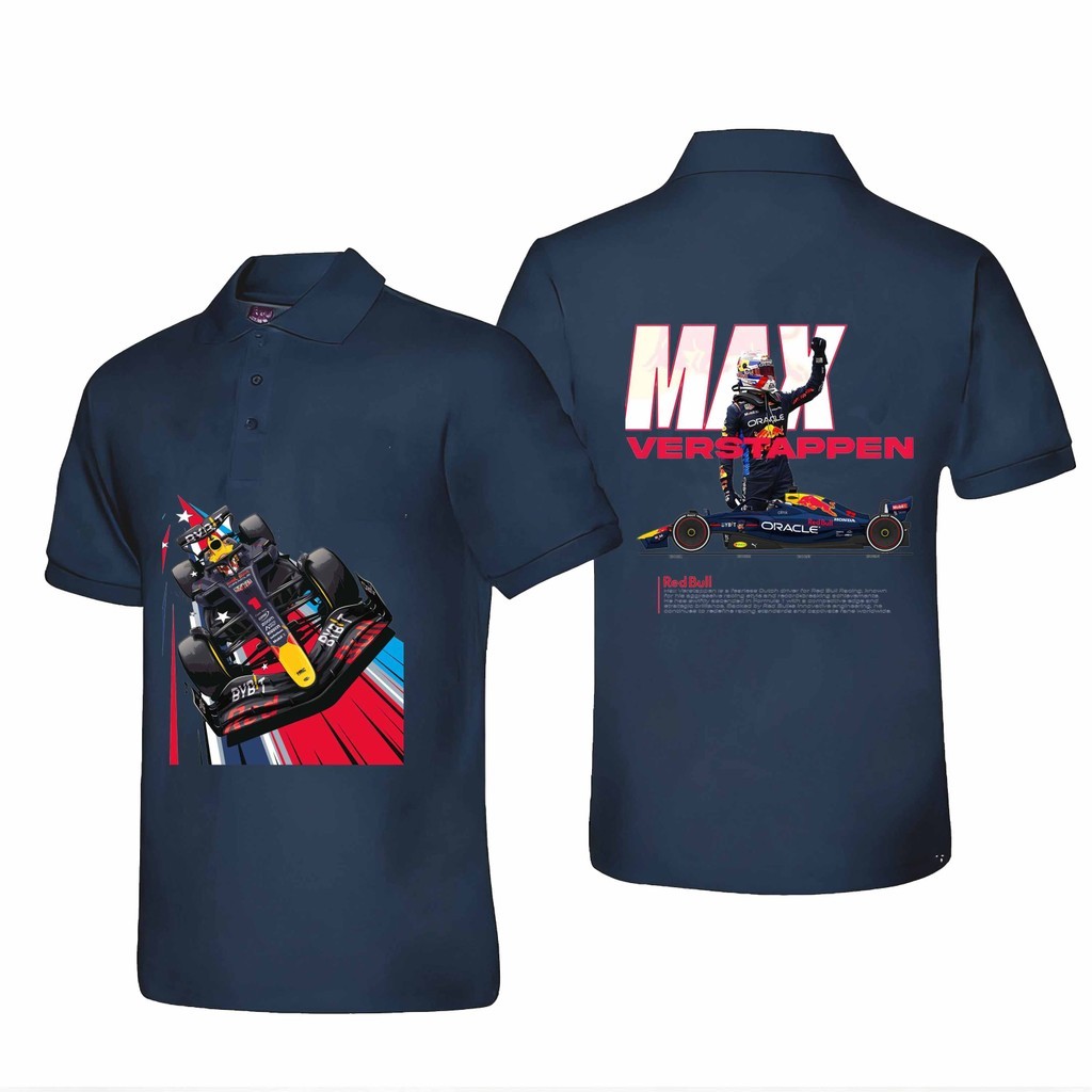 Red Bull Racing Classic Logo Polo | เสื้อโปโลแขนสั้น Red Bull Racing โลโก้คลาสสิกผู้ใหญ่