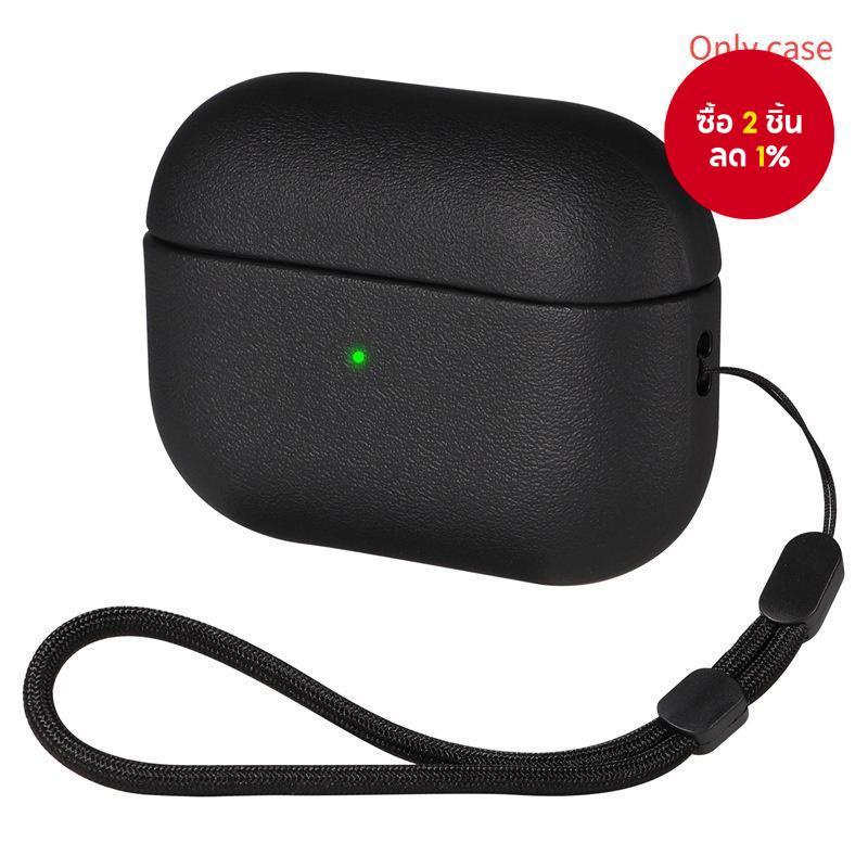 อัพเกรดสําหรับ @-pple Apods Pro 2 APod 4 3 รุ่นพร้อมสายคล้องมือ, หนังเนื้อเคสป้องกันเต็มตัว, การชาร์จแบบไร้สายและ LED ด้านหน้าที่มองเห็นได้