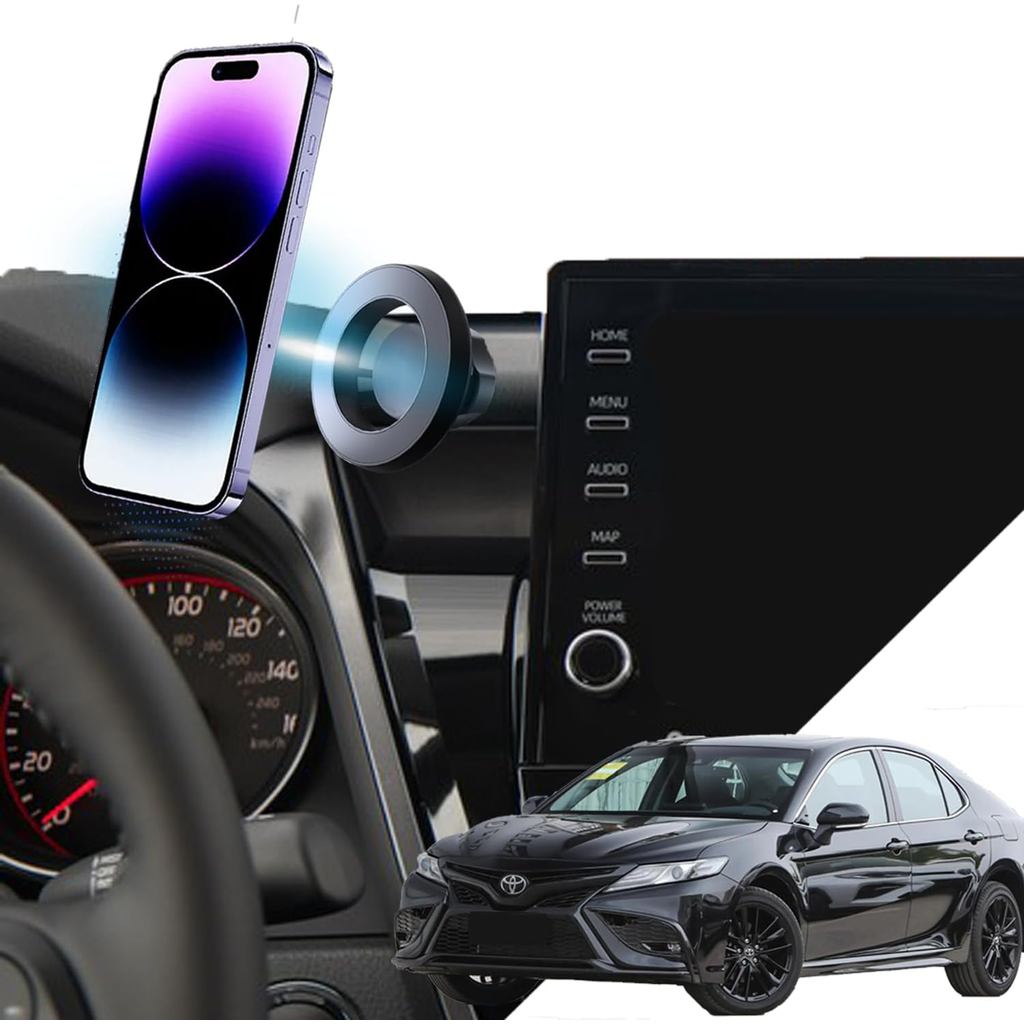 Toyota Camry Phone Holder Camry Magnetic Phone Mount for 2024 Toyota Camry Accessories Camry Phone M