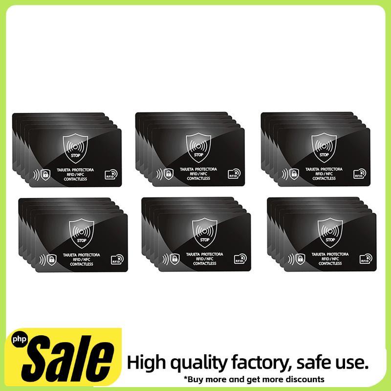 Anti-Theft RFID Blocking Card Holder 30 ชิ้น Shield Case IC Bank Card Protection Secure Wallet Block