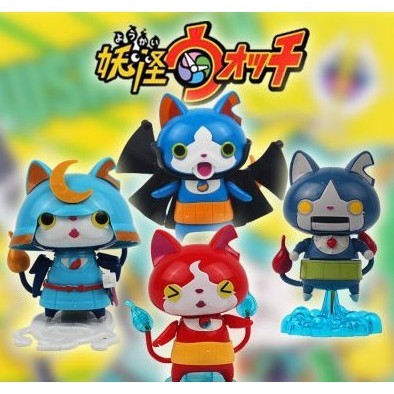 Monster Watch/Yo-kai Watch รุ่น Q ประกอบรุ่น Ground-Bound Meow Doraemon Samurai Cat Vampire Cat คลัง