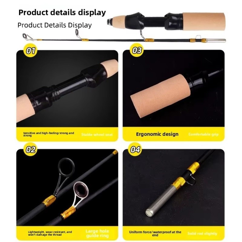 เบ็ดตกปลา Combo Ultralight ขนาดเล็ก กะทัดรัด สำหรับคนที่ชอบตกปลาน้ำจืด - รูปที่ 7