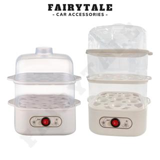Two/Three-Layer Electric Siomai Steamer Multifunction Egg Boiler Portable Egg Steamer