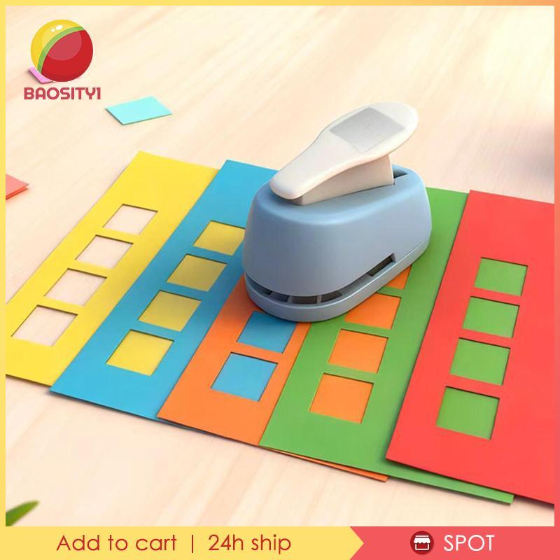 [Baosity1] Square Punch สําหรับหัตถกรรมอัลบั้ม DIY รูปภาพกระดาษ Puncher