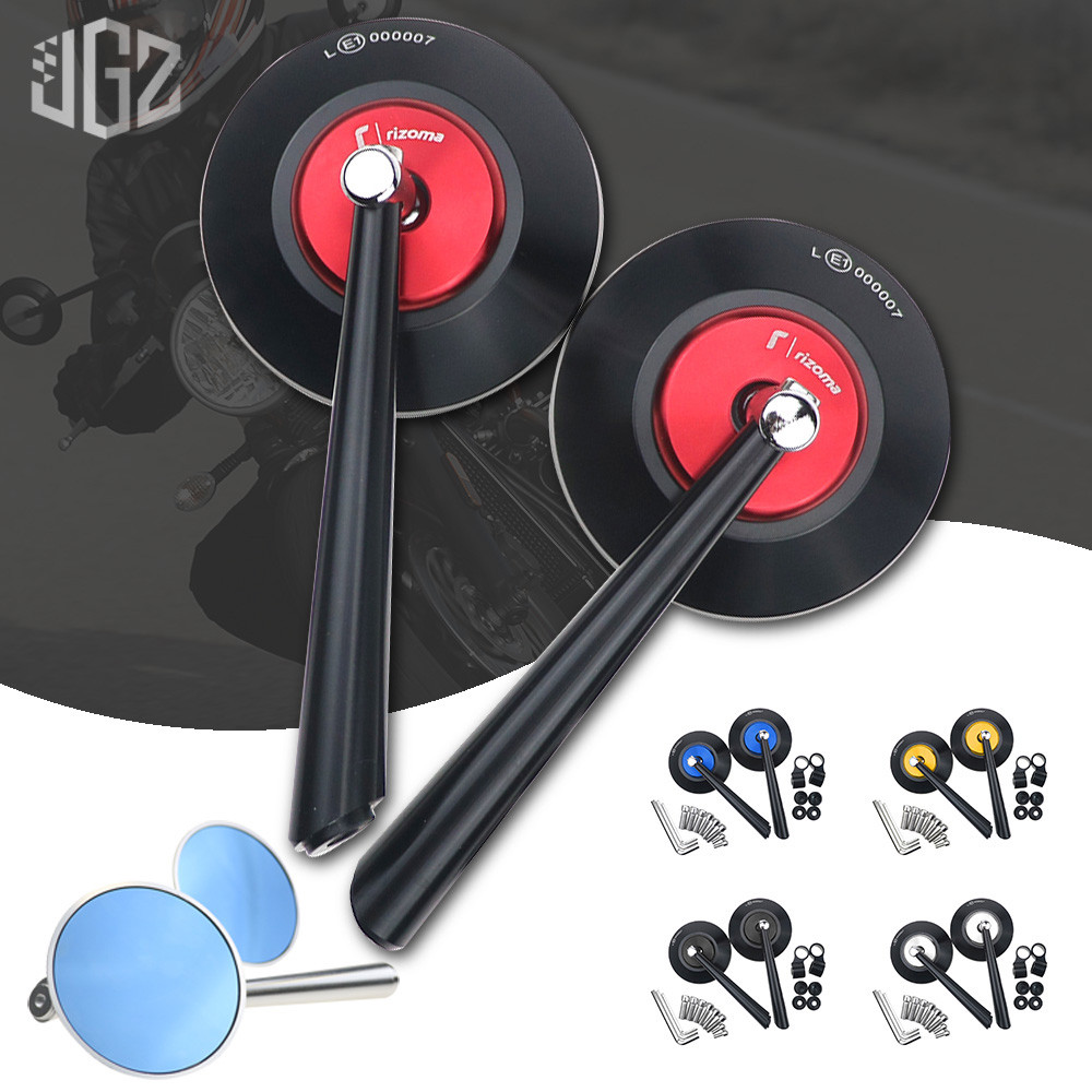 กระจกมองข้างรถจักรยานยนต์ (RIZOMA ทรงกลม) สําหรับ VESPA CB150R CB300R CB650R XSR155 XSR700 XSR900 RE