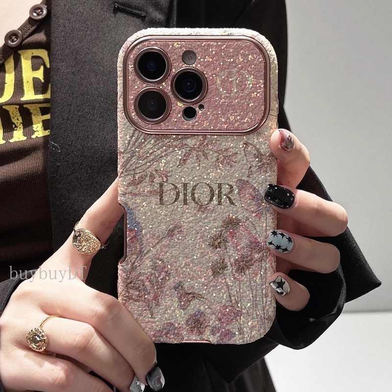 แฟชั่นแฟชั่นแบรนด์หน้าต่างขนาดใหญ่ 3ง ดอกไม้เคสโทรศัพท์เหมาะสําหรับ ไอโฟน 13 14 15 16 17 มือโปร สูงสุด ช็อก ป้องกัน
