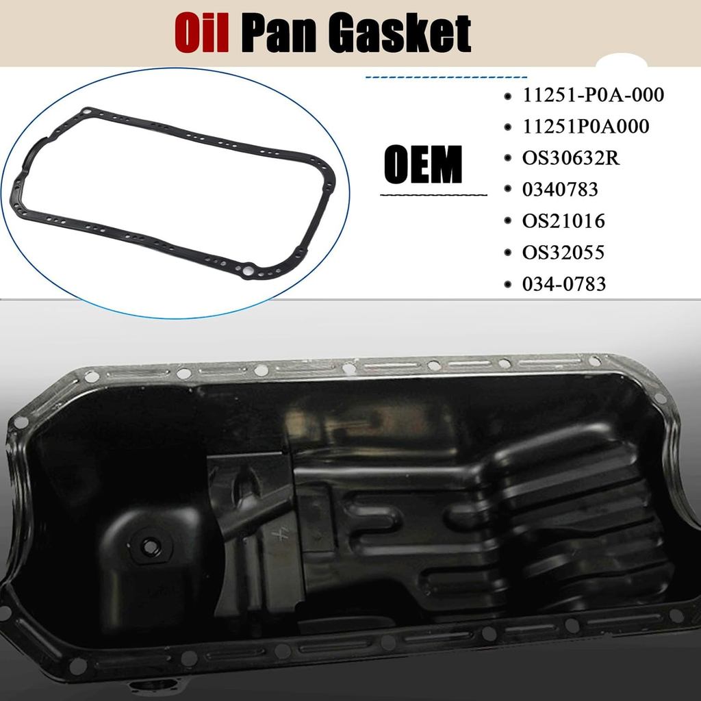 AUCERAMIC OS30632R น้ํามัน Pan ปะเก็น Fit สําหรับ 1997-1999 Acura Cl 1990-2002 Honda Accord Odyssey 