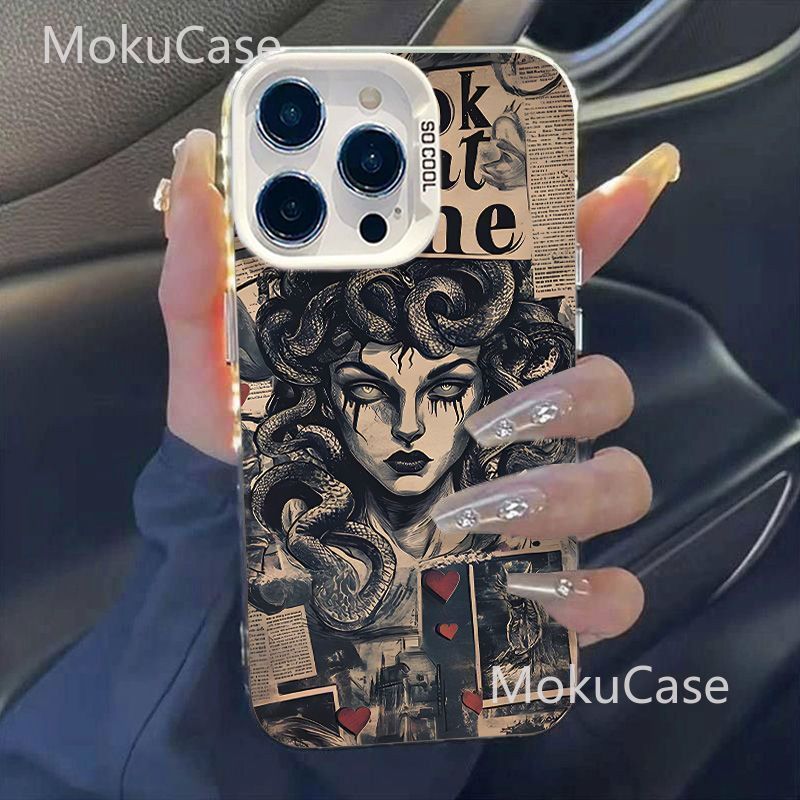 เคสไอโฟน 17 16 15 14 13 12 11 Pro max Max Medusa Phone Case Suitable Case For iPhone 13PM,16PM,15PM,
