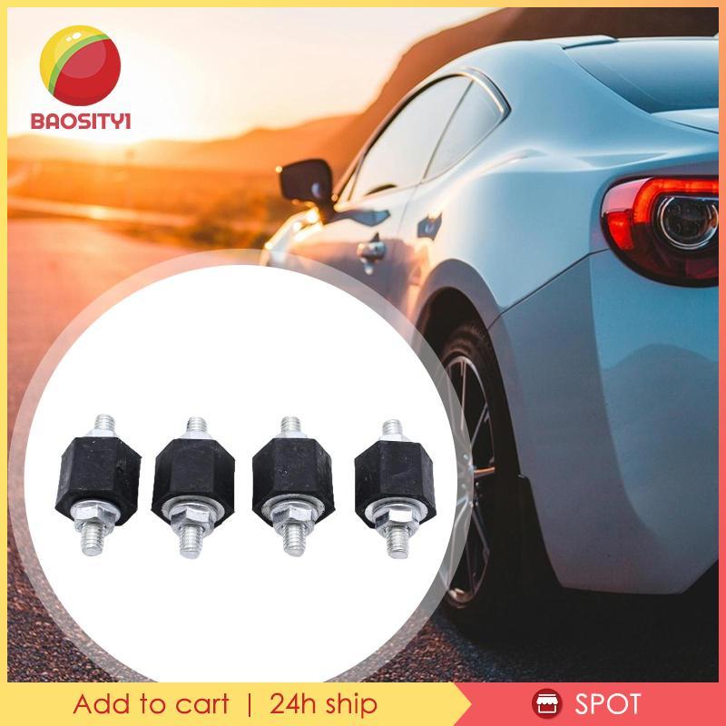 [Baosity1] 4 ชิ้นยาง Mounts อุปกรณ์เสริมในรถยนต์อะไหล่ซ่อมที่ทนทาน M6 ด้ายเปลี่ยนถั่วสําหรับ 191 201