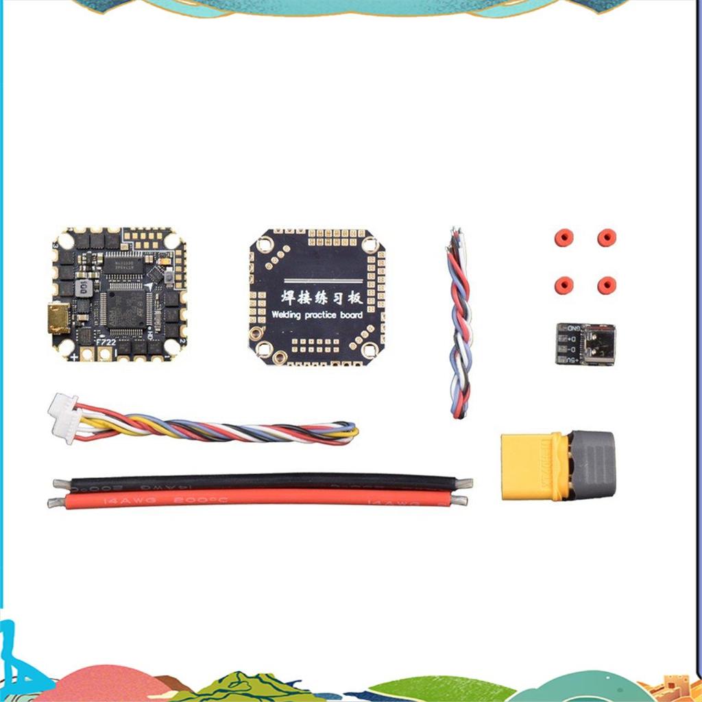 GHF722AIO-HD 40A AIO Baro OSD F722 Flight Controller BLHELIS 40A 4in1 ESC 2-6S สําหรับ FPV Freestyle