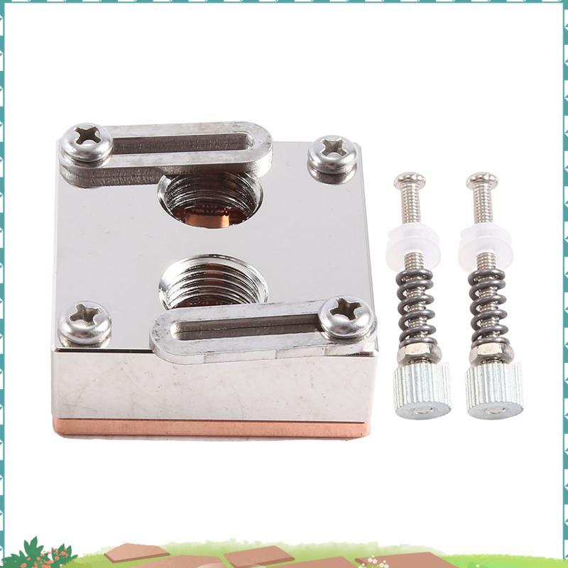 Uejfrdkuwg โลหะด้านหน้าหลุม CPU Water Cooling Block Cooler South Bridge Northbridge Block สําหรับคอม