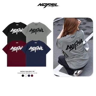 Áo Thun Form Boxy Nam Nữ Unisex Local Brand " No Fail ", Áo Polyester Cổ Tròn - A02