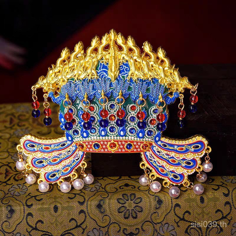 AR Kowloon พิพิธภัณฑ์แห่งชาติแม่เหล็กตู้เย็น Jiufeng โลหะ Phoenix Crown ของที่ระลึกปักกิ่ง Filial Pi