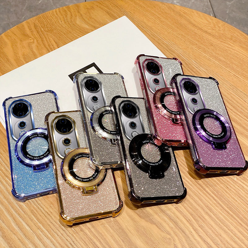 เคส Vivo V40 5G เคส Vivo V40 Pro 5G เคส Vivo S19 Pro เคสไฟฟ้าแฟลชสี่มุมป้องกันการตกเคสโทรศัพท์แบบนุ่