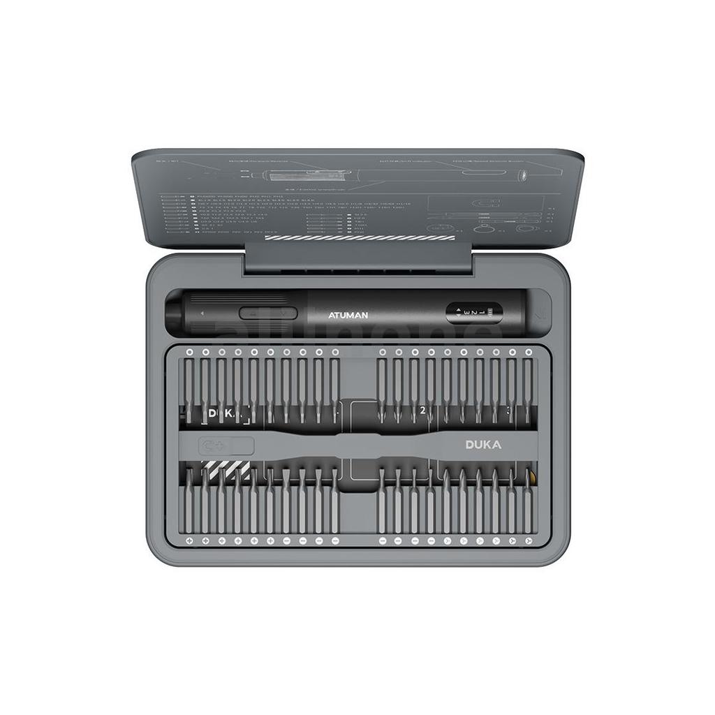 Atuman E3 ไขควงไฟฟ้าชุด 95 in 1 ชาร์จ 650mAh แบตเตอรี่ลิเธียม 230rpm แรงบิดสูงออกแบบขนาดกะทัดรัดที่แ