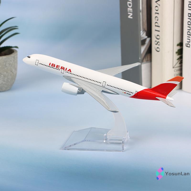 YosunLan] 16 ซม.Iberia 330 เครื่องบินรุ่น Scale 1:400 เครื่องบินโลหะ Replica Diecast เครื่องบินการบิ