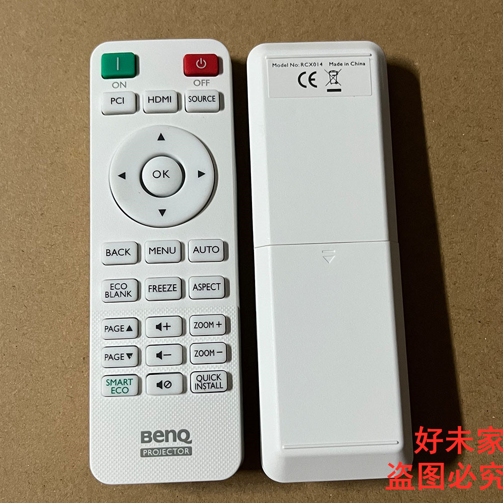 ของแท้ BENQ BENQ โปรเจคเตอร์รีโมทคอนโทรล RCX014 MW612 MX604 MX611 TH585 TH671S TH685 TK700 TK700ST W