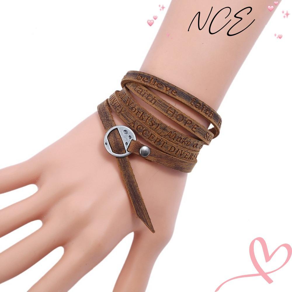 NCE สร้อยข้อมือห่อ, สร้อยคอวินเทจโบฮีเมียน, โซ่เอวหลายชั้นหนังผู้หญิง