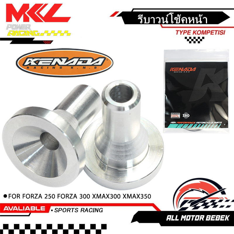 KENADA RACING รีบาวน์โช้คหน้า FORZA 250 FORZA 300  XMAX300 XMAX350เวฟ จีออโน่ หลีด พีซีเอ็ก รีบาวน์โช้คหน