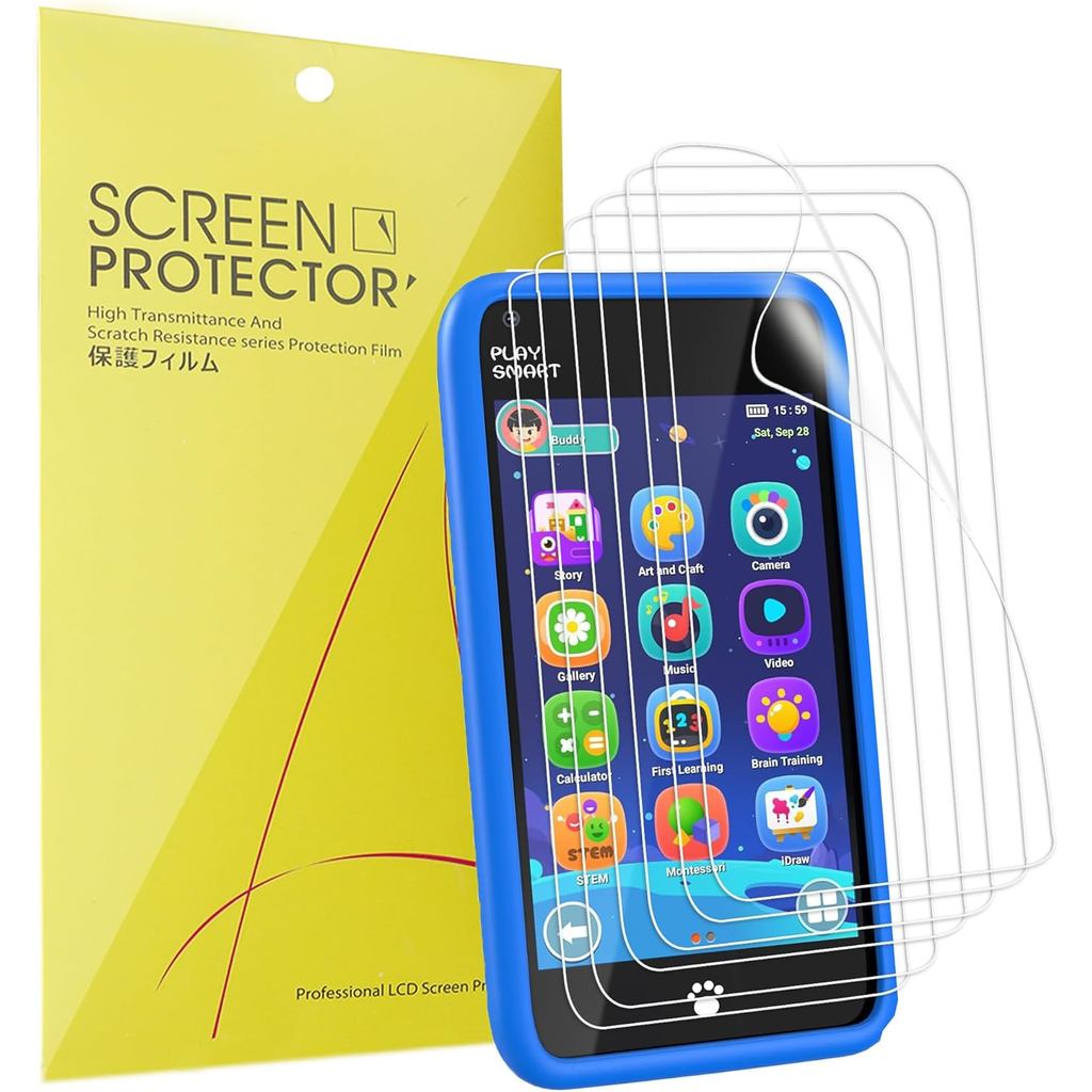 Lamshaw เข้ากันได้กับ MOMILLA ตัวป้องกันหน้าจอสมาร์ทโฟน, [6 แพ็ค] ฟิล์มใส TPU ครอบคลุมเต็มรูปแบบสําห