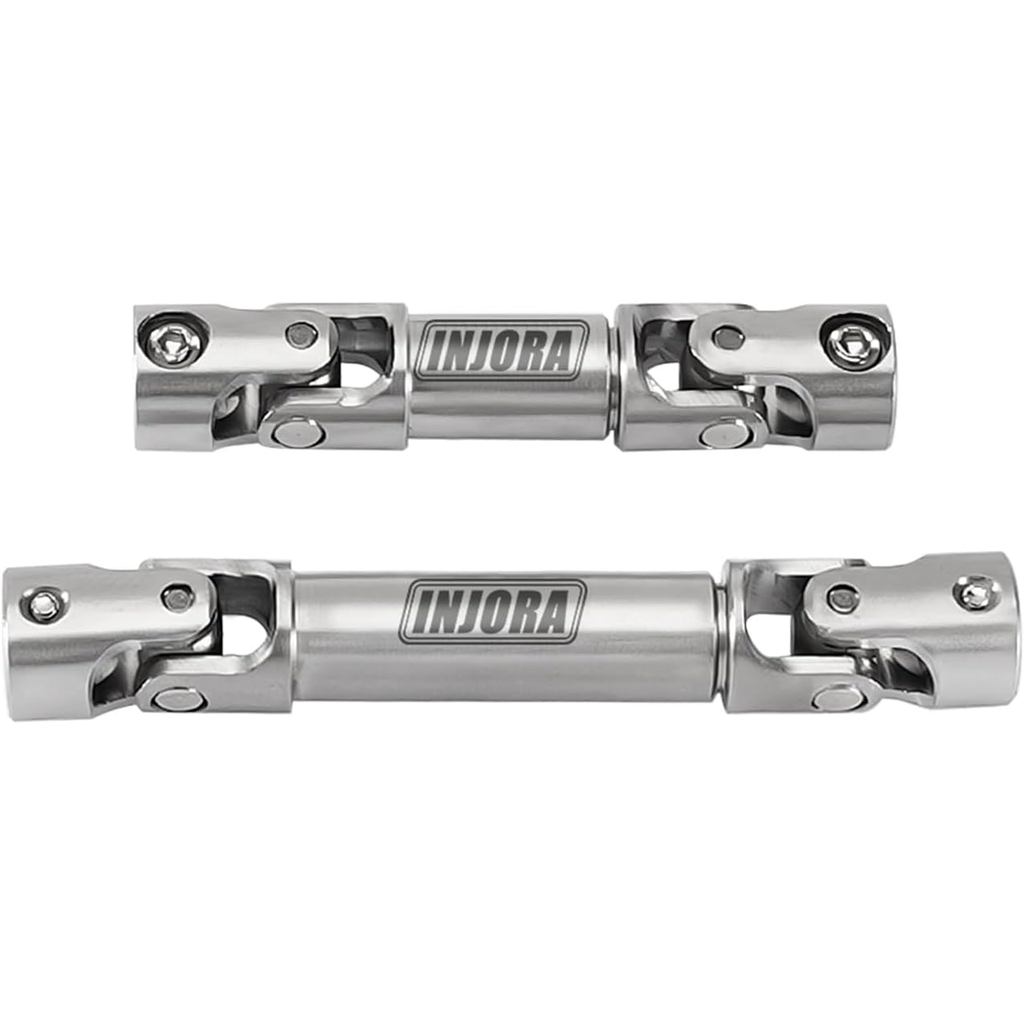 INJORA เพลาไดรฟ์กลางสแตนเลสสําหรับ FMS FCX24M 1/24 RC Crawler อัพเกรด