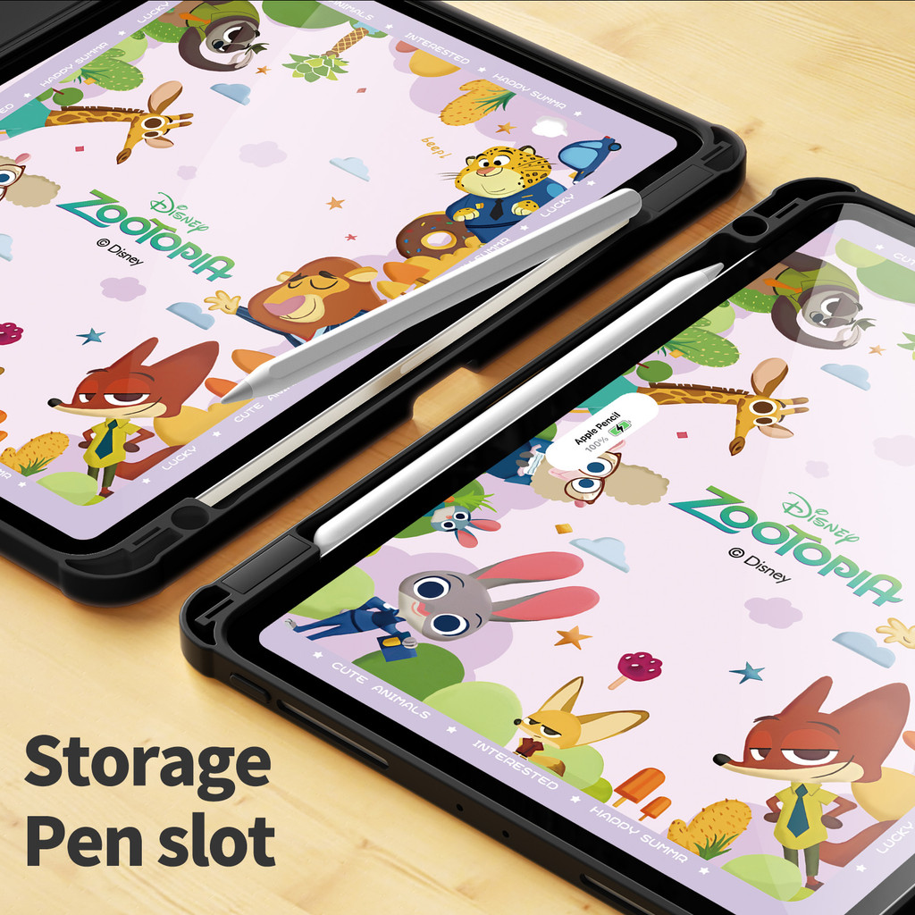 A1440 Crazy Animal City เหมาะสําหรับ Apple iPad เคสป้องกันรุ่นที่ 10 丨 ถุงลมนิรภัยกันกระแทก 丨 หน้าจอแนวตั้งแนวนอนสลับ 丨 พร้อมขาตั้ง ปกหนังแบบฝาพับ 丨 ที่เก็บสไตลัส ปรับให้เข้ากับ 11th Generation A16/9.7/Air Generationรุ่นที่ 5 (M2/M3)/Pro (M4/M5)/MINI 8.3 - รูปที่ 4