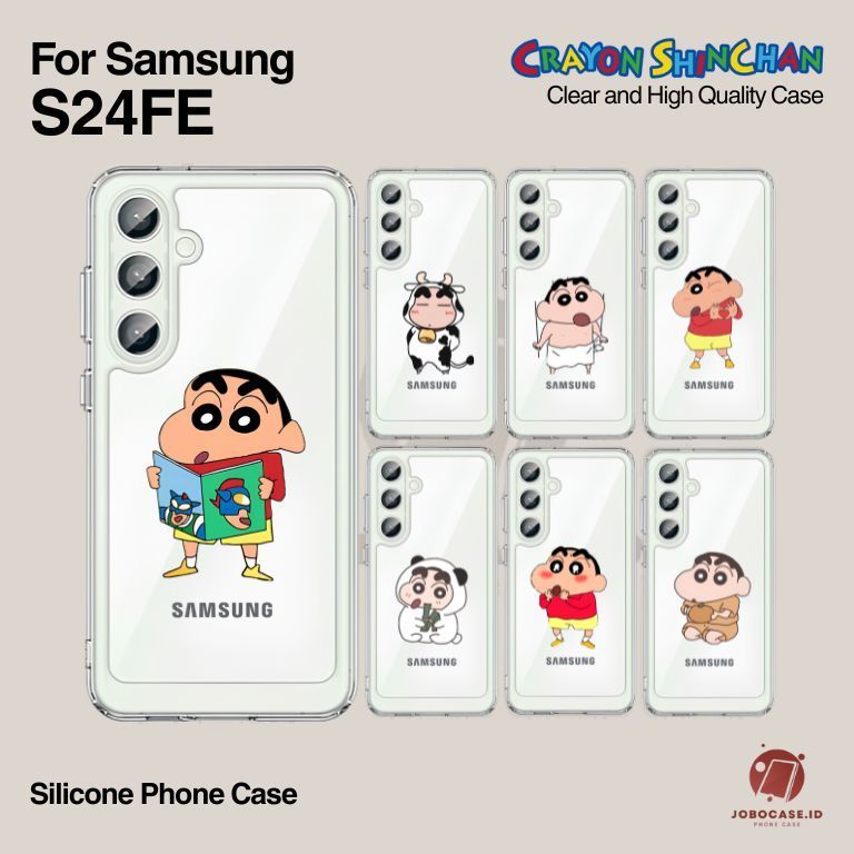เคส Crayon Sinchan Samsung S24 FE Sinchan น่ารักเด็กชายหญิง Premium Softcase