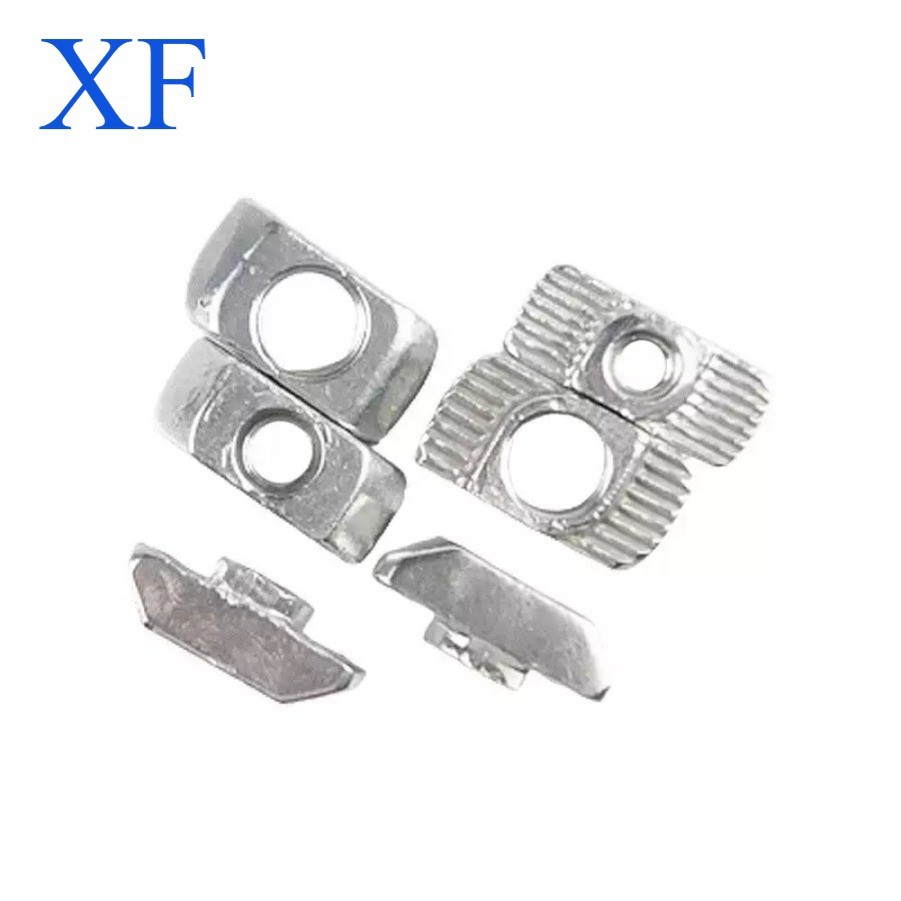 มาตรฐานยุโรป t-nut นิกเกิล-ชุบเรือประเภท t-nut t-block M3/M4/M5/M6/M8 gu