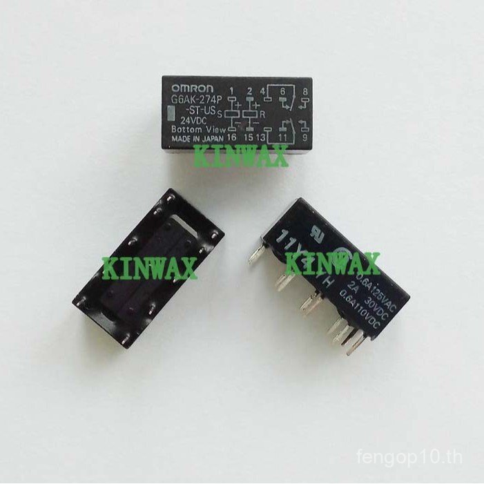 รีเลย์ใหม่เอี่ยม G6AK-274P-ST-US-24VDC G6AK-274P-ST-US-24VDC